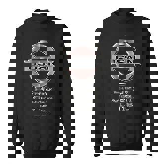 Ossan おっさん（車好き ロゴ エンブレム パロディ）【変なデザイン屋さん】文字 メッセージ 面白い デザイン スウェットシャツ - Kawaiitshirt