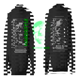Outfit Rave Hardstyle Cráneoerde Retro Camisa de entrenamiento - Regaloses