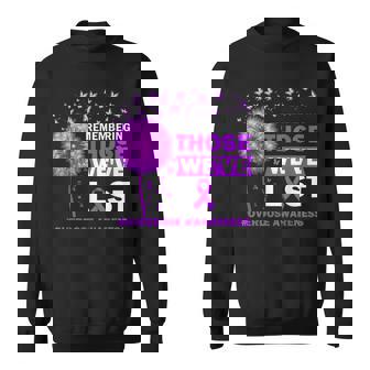 Overdose Awareness Purple Ribbon Memorial Sweatshirt - Monsterry