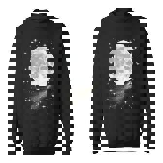 Paisaje Lunar Con Luna Llena Estrellas Y Cometa Camisa de entrenamiento - Regaloses