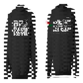 Palestina Bandera Corazón Free Palestine Camisa de entrenamiento - Regaloses
