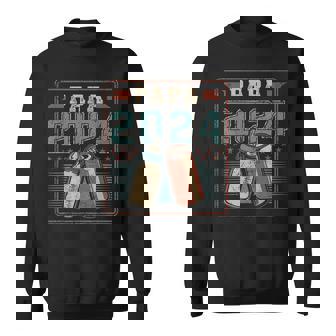 Papa 2024 初めてのパパ 父の日 新しい父親の父性 スウェットシャツ - Kawaiitshirt