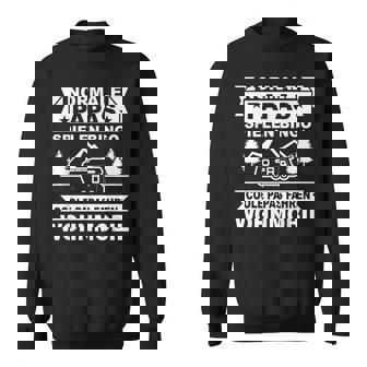 メンズ Papa Caravan 父親 キャンピング クール パパス 運転 モーターホーム スウェットシャツ - Kawaiitshirt