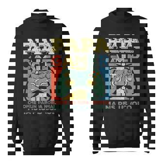 Papa Gamer Jeuxidéo Geek Cadeau Pour La Fête Des Pères Sweater e - Cadeauxyz