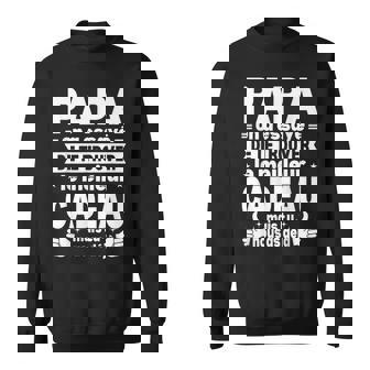 Papa Idee Fete Des Peres Humoristique Pere Sweater e - Cadeauxyz