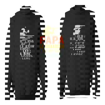 Papa Le Chasseur Le Mythe La Legende Sweater e - Cadeauxyz