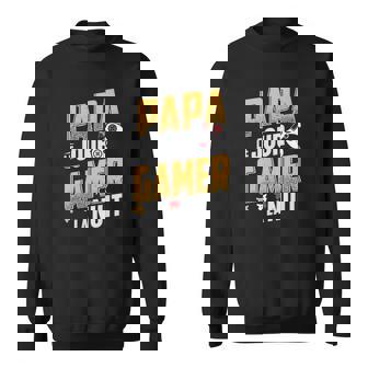 Papa Le Jour Gamer La Nuit T Shirt Geek Sweater e - Cadeauxyz