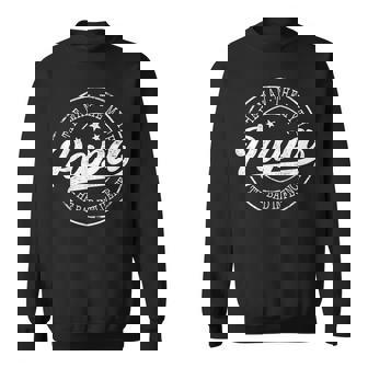 Papa The Man The Myth The Bad Influence Emblem Sweatshirt - Monsterry