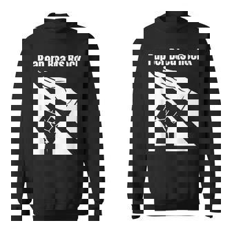 Paper Beats Rock Sweatshirt | Mazezy