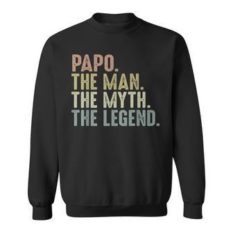 Papo Fathers Day For Papo Man Myth Legend Sweatshirt - Thegiftio UK