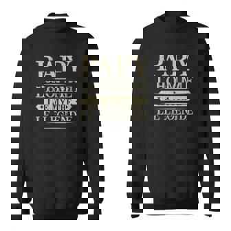 Papy L Homme Le Mythe Le Legende Sweater e - Cadeauxyz