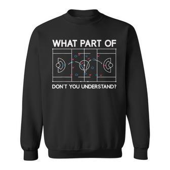 What Part Of Dont You Understand Lacrosse Lax Strategy Sweatshirt - Thegiftio UK