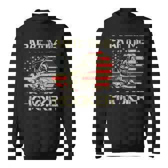 Part Time Hooker Fishing On Back Sweatshirt | Mazezy