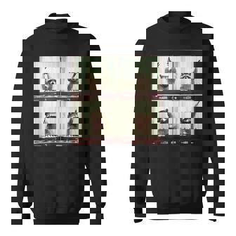 Party Raccoon Vinyl Festival Unique Edm House Music Sweatshirt - Thegiftio