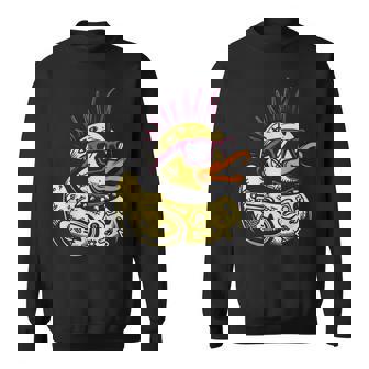 Pato Punk Rocker Punk Camisa de entrenamiento - Regaloses