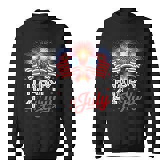 Patriotic American Us Flag 4Th Of July Happy 4Th Of July Sweatshirt - Thegiftio