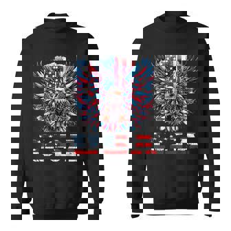 Patriotic Eagle Usa Flag Graphic Sweatshirt - Thegiftio