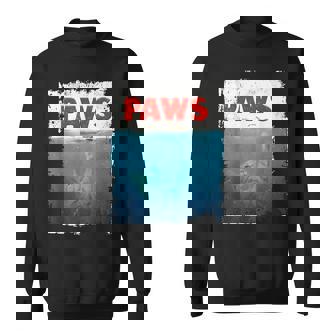 Paws 猫 子猫 ニャーパロディー おもしろ猫好き スウェットシャツ - Kawaiitshirt