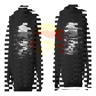 Paysage Japonais Japonêtements Japonais Sweater e - Cadeauxyz