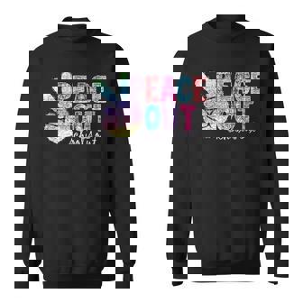 Peace Sign Hand Out School’S Out Happy Last Day Of School Sweatshirt - Thegiftio