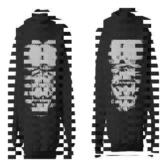 Peludo Musculoso Gorilaimio Pecho Grande Mono Gráfico Camisa de entrenamiento - Regaloses