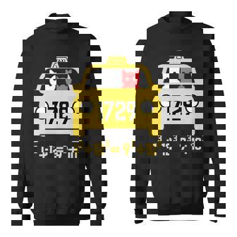 Penredpen タクシーキャット、ラマヌジャンタクシータクシー番号 1729 スウェットシャツ - Kawaiitshirt