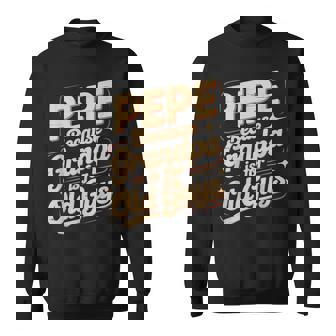 Pepe Because Grandpa Is For Old Guys Fun For Grandpa Is For Old Guys For Grandfather スウェットシャツ - Kawaiitshirt