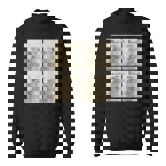 Photobooth おもしろ動物ネズミヴィンテージ自撮り写真撮影 スウェットシャツ - Kawaiitshirt