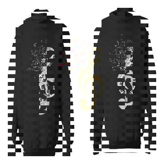 Pianist クラシカル楽器 ト音記号キーボード ピアノ スウェットシャツ - Kawaiitshirt