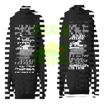 Pickle Paradiese Wherveggie For Pickle Paradiese ピクルスギフトとキュウリ用 スウェットシャツ - Kawaiitshirt
