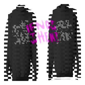 Pink If Not Now Then When Hustle ピンクカラーグラフィック スウェットシャツ - Kawaiitshirt