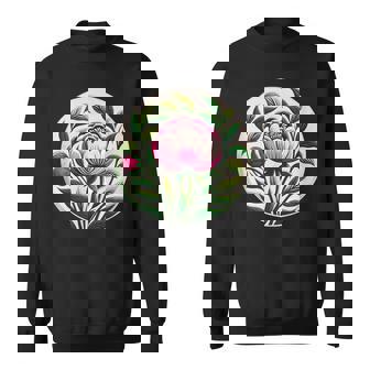 Pivoine Rose Motifs De Pivoines Mignonnes Amusants Pour Les Amateurs De Pivoines Sweater e - Cadeauxyz