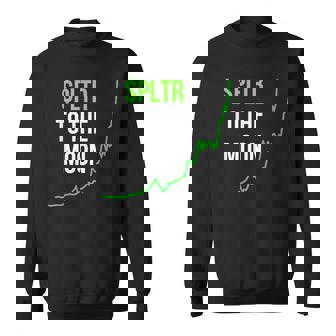 Pltr トゥザムーンストックティッカー Wsb 面白いミーム スウェットシャツ - Kawaiitshirt