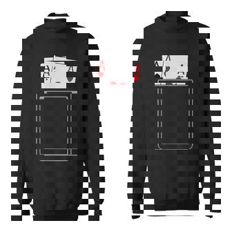Pocket Aces Pokerpades & Heart 面白いポーカー ギフト スウェットシャツ - Kawaiitshirt