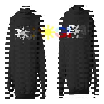 Pogi Philippines Flag Handsome Pinoy Filipino Father's Day Sweatshirt - Monsterry
