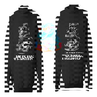 Pokersaurus Dinosaure Poker Drôle Sweater e - Cadeauxyz