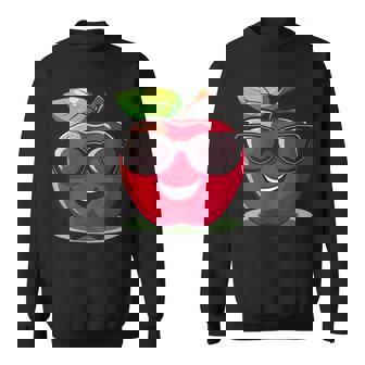 Pomme Funky Avec Lunettes Deoleil Pour Une Jolie Déclaration Sweater e - Cadeauxyz