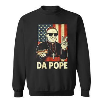Pope From America Usa Flag Da Pope Sweatshirt - Thegiftio UK