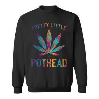 Pretty Little Pothead Weed Cannabis Sweatshirt - Thegiftio