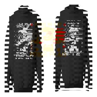 This Is My Pride Flag Usa American 4Th Of July Patriotic Sweatshirt | Mazezy