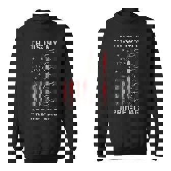 This Is My Pride Flag Usa American 4Th Of July Patriotic Sweatshirt - Monsterry