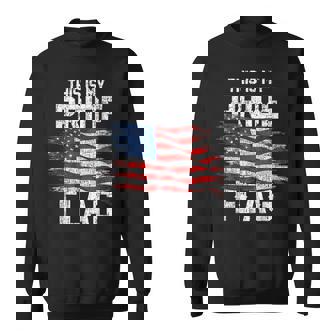 This Is My Pride Flag Usa American 4Th Of July Patriotic Sweatshirt - Monsterry