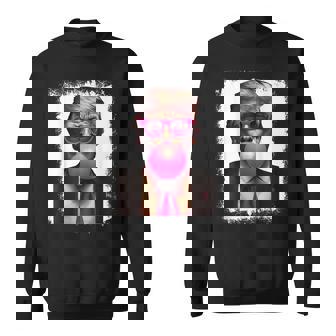 Pro Trump Bubble Gum Pink Glasses Donald Trump スウェットシャツ - Kawaiitshirt