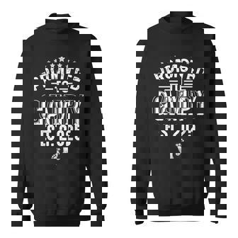 Promoted To Gampy Est2025 Fathers Day First Time Gampy Sweatshirt - Thegiftio