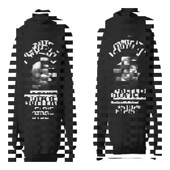 Promoted To Godfather Est 2025 Pregnancy Announcement Sweatshirt - Monsterry