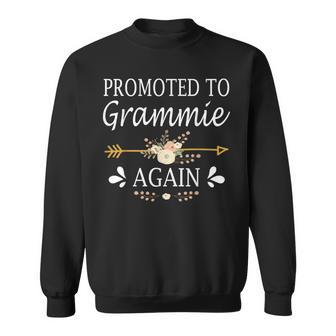 Promoted To Grammie Again Sweatshirt - Thegiftio UK