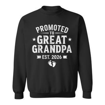Promoted To Great Grandpa 2026 Sweatshirt - Thegiftio