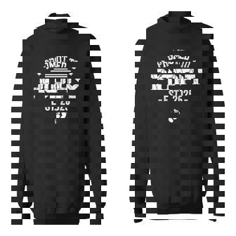 Promoted To Poppy Est 2025 First Fathers Day 2025 New Dad Sweatshirt - Monsterry