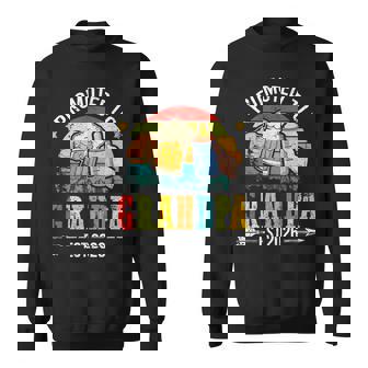 メンズ Promoted To Grandpa Est 2026 Dad To Be スウェットシャツ - Kawaiitshirt