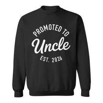 Promoted To Uncle 2026 Sweatshirt - Thegiftio UK